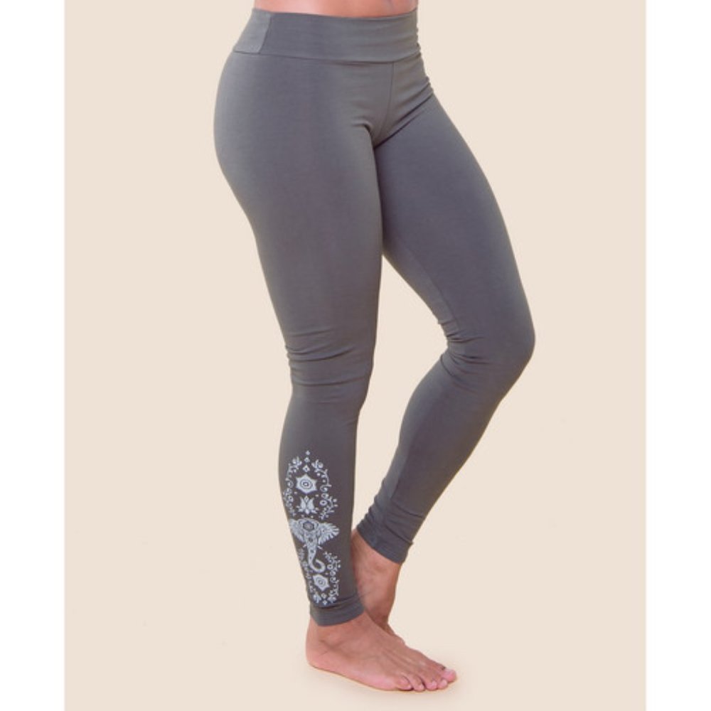Elephant Vibes Organic Cotton Leggings